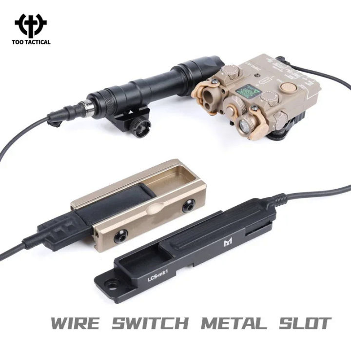 Tactical Flashlight System Pressure Switch Pad Mount For M300 M600 ...