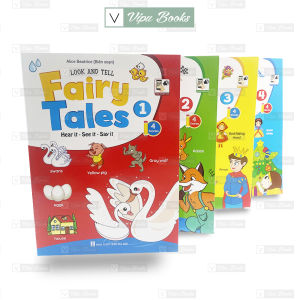 Sách - Look And Tell Fairy Tales (Bộ 4 Quyển Truyện Tranh Tư Duy Tiếng Anh )