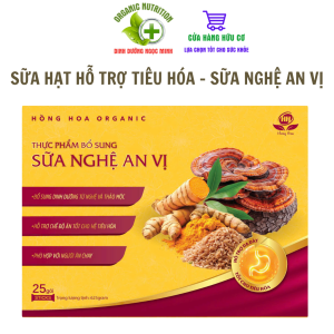 Sữa Nghệ An Vị Hồng Hoa Organic – Bổ Dưỡng Dễ Tiêu Giảm Đau Dạ Dày Đại Tràng Tốt Cho Đường Ruột