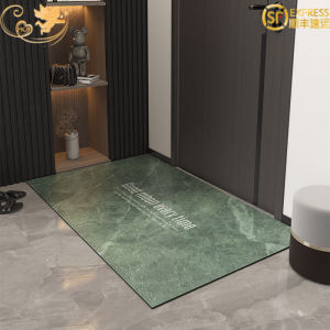 Keset Karpet Lantai Aesthetic Bahan Kulit dan Anti Kusut /Karpet Kamar Tidur/Karpet Ruang Tamu/Keset Dapur Panjang Anti Slip/Keset Kamar Mandi/Keset Kaki/Keset Kamar Tidur/Keset Anti Slip/Keset Pintu Masuk/Keset Anti Kotor/Keset Lantai Kulit Custom - P01