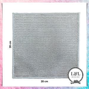 Kain Lap Microfiber Dapur Anti Minyak Lap Piring Kompor Serbet Dapur Serbaguna Lap Mikrofiber