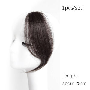 1Pcs Cute Girl Side Bangs Wig Piece Invisible Seamless Hair Extension Eight-character Air Bangs Wig Fashion Female Simulation Hair Side Wig Hair Clip Accessories