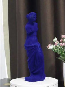 Artistic Nordic Goddess Sculpture Soft Coating Roman Decoration Piece For Shelf Or Desk Styling