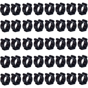 40Pc Wall Mount Fishing Rod Rack Holder Billiards Cue Locating Clip Holder Storage Organizers Fishing Rod Clips