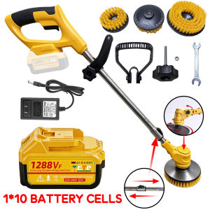 13000mAh Cordless Electric Cleaning Brush for Bathroom Electric Spin Scrubber Floor Brush for Toilet