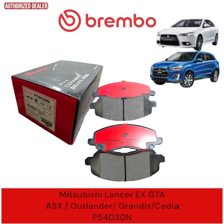 [P54030N] Mitsubishi Lancer EX GTA ASX Outlander Grandis Cedia Brembo ...