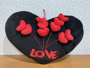 Pink/ RED Color Heart Plush Pillow Red Color Heart Shape Soft Pillow for Birthday Valentines Day Home Decorative Hot Stuffed Pillow
