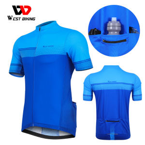 Áo Thể Thao Đạp Xe WEST BIKING Áo Thi Đấu Đạp Xe Đường Trường MTB Ngắn Tay Thoải Mái Mùa Hè Quần Áo Đạp Xe Nam Nhanh Khô Mát