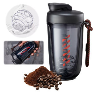 Winnereco 590ml Sports Shaker Bottles Leak Proof Fitness Water Cup for Indoor Outdoor