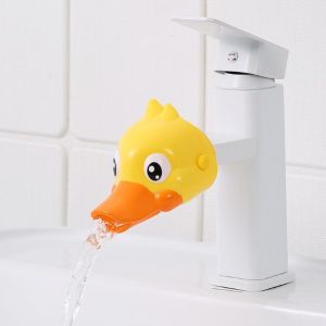 Cute Animal Duck Elephant Dolphin Shape Cute Cartoon Silicone Kids Water Tap Faucet Extender For Kids Children 水龙头延伸器