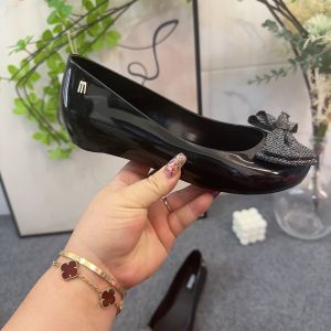 melissaˉBrazilian womens shoes summer new versatile fashion cloth butterfly flat sandals