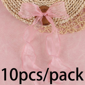 (10 cái/gói) 26.5*14.6cm phong cách ngọt ngào Acetate kẹp tóc phụ kiện ren bé gái công chúa nơ ruy băng trang trí lễ hội tiệc