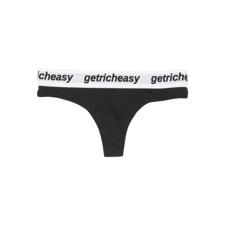 Women's Thongs Black