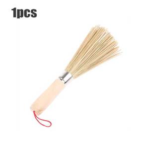 Sapu Kuali / Sapu Wajan / Wok Brush Model Baru Pembersih Kuali Bambu Bamboo