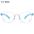 OQ BOGA 6 Colors Anti Blue Light Anti Radiation Kids Computer Glasses Boys Girls Eye Protection Round Frame Silicone Children Eyewear. 