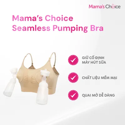 Áo lót hỗ trợ hút sữa cho mẹ bầu Mama’s Choice Pumping áo ngực hút sữa rảnh tay cho mẹ.