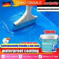+ 24 hours delivery✅ Gooti Super Glue for roofs, swimming pools, fish ponds, exterior walls white/black/blue Polyurethane Waterproof Coating Waterproofing For Fish Pond Roof Leak water proof Sealant Repair Paint. 