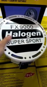 LOSERI PREMIUM Truck/Lori Halogen Spotlight 24V Sport Light Clear 9inch Round FX9000 SUPERSPORT H3 BIG Fog Lamp Aksesori Lor