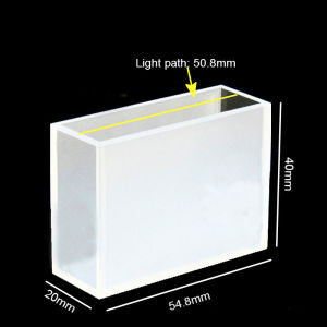 Quartz Lovibond Cuvette ( Liquid Sample Cell ) 5.25 OG Light Path 133.35mm Absorption Cells For Comparative Chromometer 1/PK