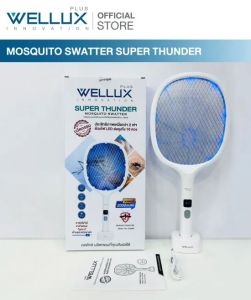WELLUX Electric Mosquito/Insect Zapper Racket for Indoor & Outdoor
