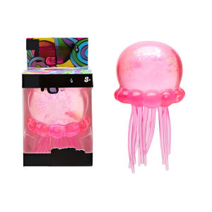 HOT SALEJellyfish Squeezable Tactile Stress Relief Toy / Beach Play Octopus Toy / Outdoor Parent-Child Interactive Products / Squeezable Realistic Octopus for Stress Relief/水母捏捏乐触觉解压玩具
