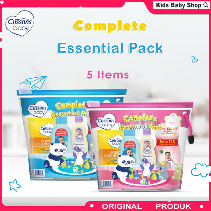 Cussons Baby Complete Essential Pack Items Gift Set Paket