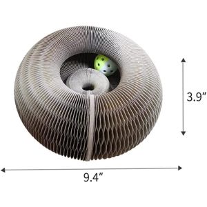 Magic Organ Cat Scratch Board Cat Toy with Bell Cat Grinding Claw Cat Climbing Frame Cat Scratch Toy Cat Scratcher Lounge Bed