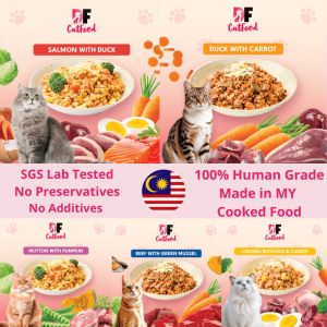 DF CatFood (Made in MY) Human Grade No Preservatives No Freezer Needed Trial Pack