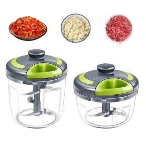 Manual Garlic Chopper Multipurpose Kitchen Tool ABS and Metal Construction Hand Operated Efficient Cooking Accessory