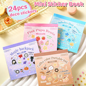 Mini Sticker Book Sticker Pack PET Waterproof Kawaii Journal Nail Art Phone Case Kids Sulit Budol