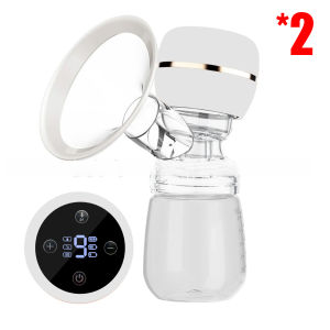 เครื่องปั๊มนมไฟฟ้า ไม่มีอาการปวด ปั๊มนม ปั๊มนมไฟฟ้าแบบปั๊มคู่ แรงดูด 9ระดับ 2000mAh วัสดุ PPที่นำเข้า ไร้สาย อัตโนมัต ไม่มี BPA ปลอดภัย ไร้กลิ่น Breast Pump ความจุขนาดใหญ่ 180ml ปั้มนมแบบไ ที่ปั้มนมไฟฟ้า