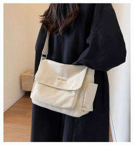 Túi Đeo chéo HULI Công Sở Chất Lượng Vải Đeo Vai Xách Tay Đeo Chéo Đi Học Đi Chơi Hàn Quốc T15
