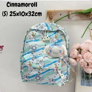 Cute Character Backpacks - Kuromi Hello Kitty Pompompurin & Melody - 2 Sizes Adjustable Straps Stylish Design