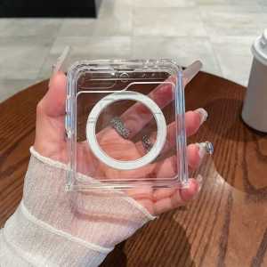 Case Magsafe Magnetic Airbag Clear Case Samsung Z FLIP 7 / ZFLIP 6 /Z Flip 5 / Z Flip 4 / Z Flip 3 MR CASE STORE