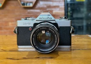 กล้องฟิล์ม MINOLTA X-7+MINOLTA MC ROKKOR-PF 55MM.F1.7