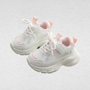 Spring Autumn New Childrens Dad Shoes Boys Mesh Shoes Breathable Casual Shoes Soft soled Running Shoes Girls Sports Shoes