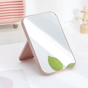 SL CERMIN LIPAT PERSEGI PORTABLE FOLDABLE MEJA UNTUK RIAS MAKEUP WAJAH