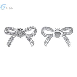 [COD] GUAN 1Pcs Fashion Shiny Shoes Decorations Clip Women Shoe Buckle Accessories High-heeled Square Removable Shoes Decoration Flower