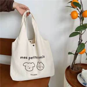 2026 NEW ARRIVAL stylish minimalist printed commuter shopping one shoulder tote bag student 011231
