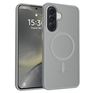 [Compatible with Magsafe] Slim Matte Translucent Hard PC Military Grade Shockproof Protection Case for Samsung Galaxy A37 A57 A27 A36 A56 A16 A26 A06 A55 A35 A25 A15