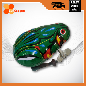 Classic / Traditional Toy Jumping Frog - Mechanical Frog Made of Steel / Lompat Katak / Lampat si katak