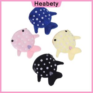 Heabety  New Cartoon Plush Shark Coin Purse Zero Wallet Plush Animal Wallet For Kids Zipper Coin Bag Cute Pendant Data Cable Bag Gift