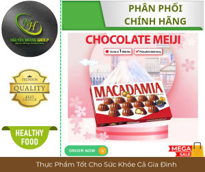 COMBO 5 THANH - MEIJI Macadamia Chocolate 64gr