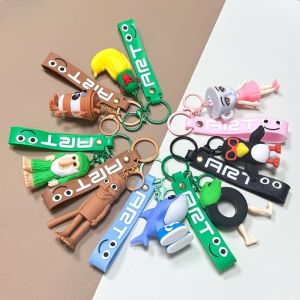 Còn Hàng Ý Brainrot Động Vật Hình Móc Khóa Tung Tung Saur Tralaero Tralala Ballerina Cappuccino Búp Bê Móc Khóa Túi Mặt Dây Chuyền