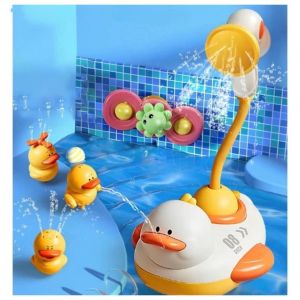 Đồ chơi nhà tắm - vịt phun nước kèm vòi sen xinh xắn cho bé vui đùa thoả thích