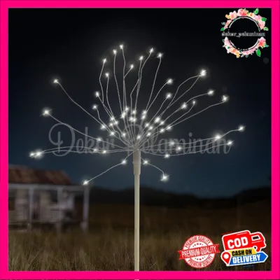 Lampu Kembang Api Laba-Laba FireWorks 1 Set isi 6 Standing untuk Rumah Cafe Hias Taman Halaman dan Dekorasi Pelaminan Wedding Home Decor Termurah Premium Import Artifisial