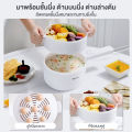Simplus 2L Electric Multi cookers หม้อไฟฟ้า อเนกประสงค์ หม้อสุกี้ ไม่ติดหม้อ หม้อชาบู หม้อไฟไฟฟ้าขนาดเล็ก. 