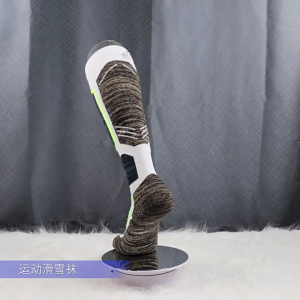 1 Pair Men Women Cotton Ski Socks Cold Weather Socks Snowboarding Snow Winter Thermal Knee High Warm Socks for Hunting