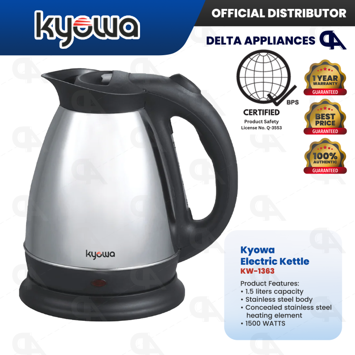 Kyowa KW-1363 Electric Kettle Lazada Lazada PH