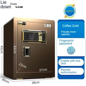 NIASA Premium All-Steel Fireproof Safe with Fingerprint & Password Security 45/60cm Doorstep Delivery